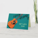 Recherche de guitares acoustiques vœux cartes Pour lui