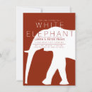 Recherche de white elephant noël invitations Moderne