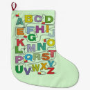 Recherche de alphabet chaussette de noël Lettres