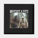 Recherche de bigfoot drôle magnets Yéti