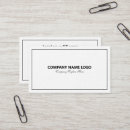 Recherche de géométrique noir et blanc cartes visite Élégant