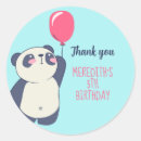 Recherche de panda rose autocollants Baby