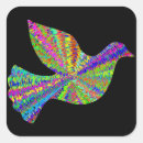 Recherche de colombe de la paix autocollants Hippie