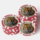 Recherche de tigre jetons poker Noir
