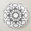 Recherche de motif mandala coussins Coloré