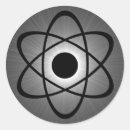 Recherche de symbole atome autocollants Geek