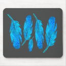 Recherche de plume bleue tapis souris Oiseaux