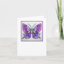 Recherche de broderie vœux cartes Papillon