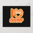 Recherche de fruits de mer cartes postales Crevettes