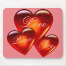 Recherche de grand coeur tapis souris Coeurs