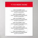 Recherche de price list posters Boutique