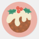 Recherche de pudding de noël autocollants Illustration
