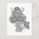 Recherche de dessin gribouillé cartes postales Mandala