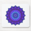Recherche de mandala bleu tapis souris Mousepac
