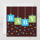 Recherche de bébé de bloc invitations Garçon