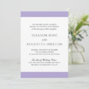 Recherche de de de lavande mariage invitations Simple