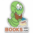 Zoek naar boekenwurm stickers Lezen
