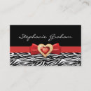 Recherche de zèbre noir et blanc cartes visite Motif