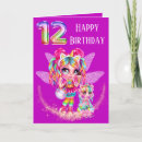 Recherche de magie anniversaire cartes Girl