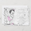 Recherche de vintage baptême invitations Fille