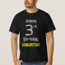 Recherche de numéro 3 tshirts 3e anniversaire