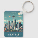 Recherche de seattle porteclés Rétro