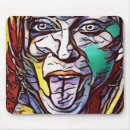 Recherche de visage femme tapis souris Coloré