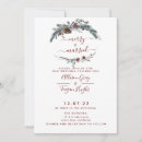 Recherche de noël mariage invitations Classique