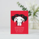 Recherche de grand chien cartes postales Blanc