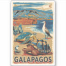 Recherche de galapagos autocollants Les îles galapagos
