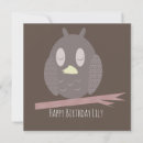 Recherche de hibou anniversaire cartes Amusant