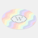 Recherche de motif vague autocollants Arc en ciel
