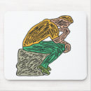 Recherche de penseur tapis souris Rodin
