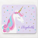Recherche de licorne rose tapis souris Scintille