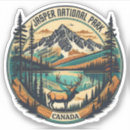 Recherche de jasper autocollants Lac maligne