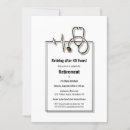 Recherche de infirmière retraite invitations Stéthoscope