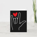 Recherche de amour langue signes cartes invitations Mignon