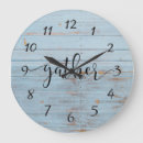 Zoek naar vintage wood klokken Typografie