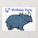 Recherche de rhinocéros invitations Animal