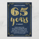 Recherche de 65 ans mariage cartes invitations Vintage