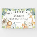 Zoek naar oerwoud spandoeken Eerste verjaardagsfeestje