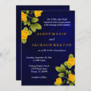 Recherche de jaune et bleu mariage invitations Classe