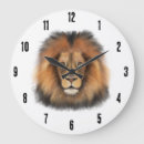 Recherche de lion horloges Jungle