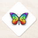 Recherche de papillon monarque dessous de verres Coloré