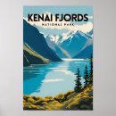 Zoek naar fjorden posters Kenai fjords nationaal park