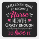 Recherche de sage femme autocollants Infirmière