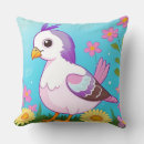 Recherche de oiseau coloré coussins Pour elle