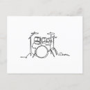 Zoek naar drummer briefkaarten Trommel