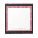 Recherche de cadre rose blocsnotes Brillant