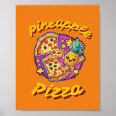Recherche de ananas drôle posters Pizza